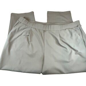 Haute Hippie Poly/Spandex Tan Pants Women's‎ 2XP Elastic Waist Band Pockets